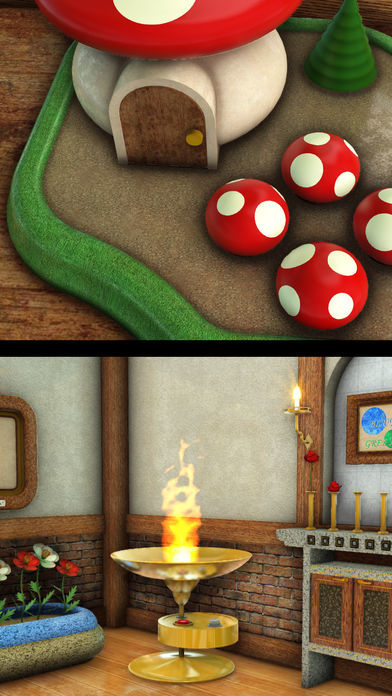 Screenshot of 脱出ゲーム 犬と石像の部屋