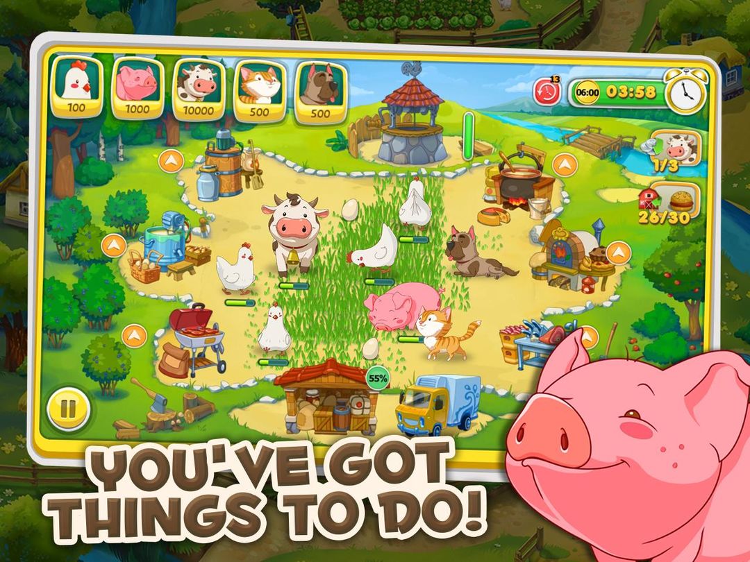 Jolly Days Farm: Time Management Game screenshot game