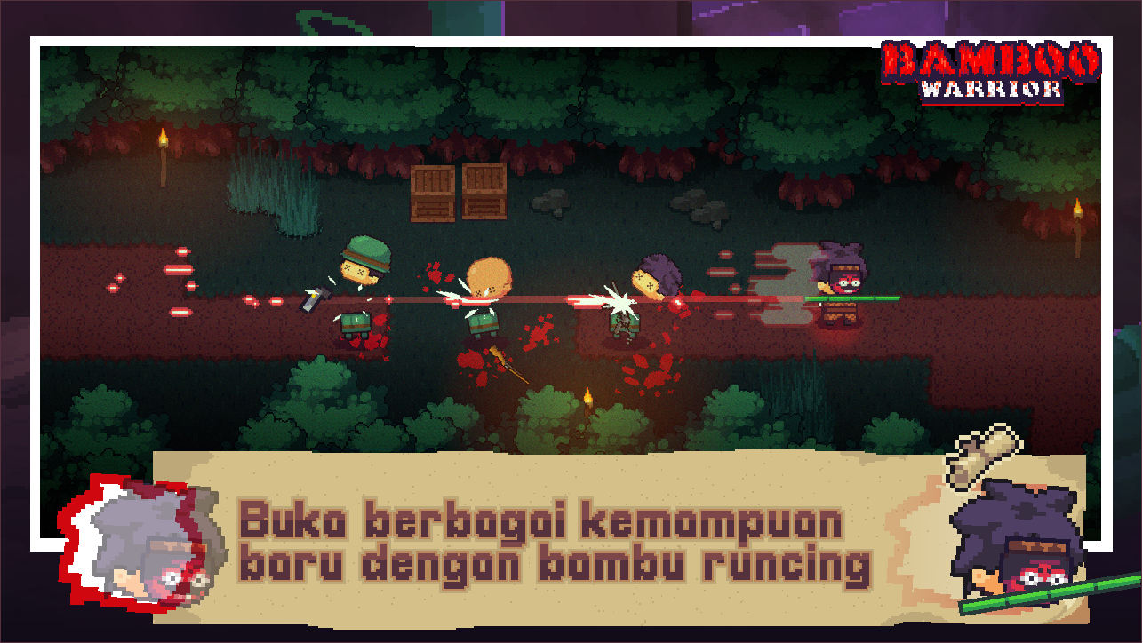 Screenshot of Bamboo Warrior: Action Game