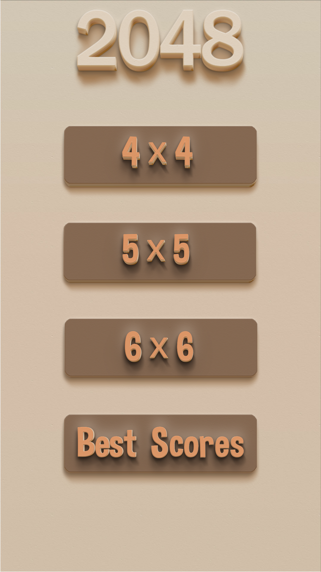 2048 Game Screenshot