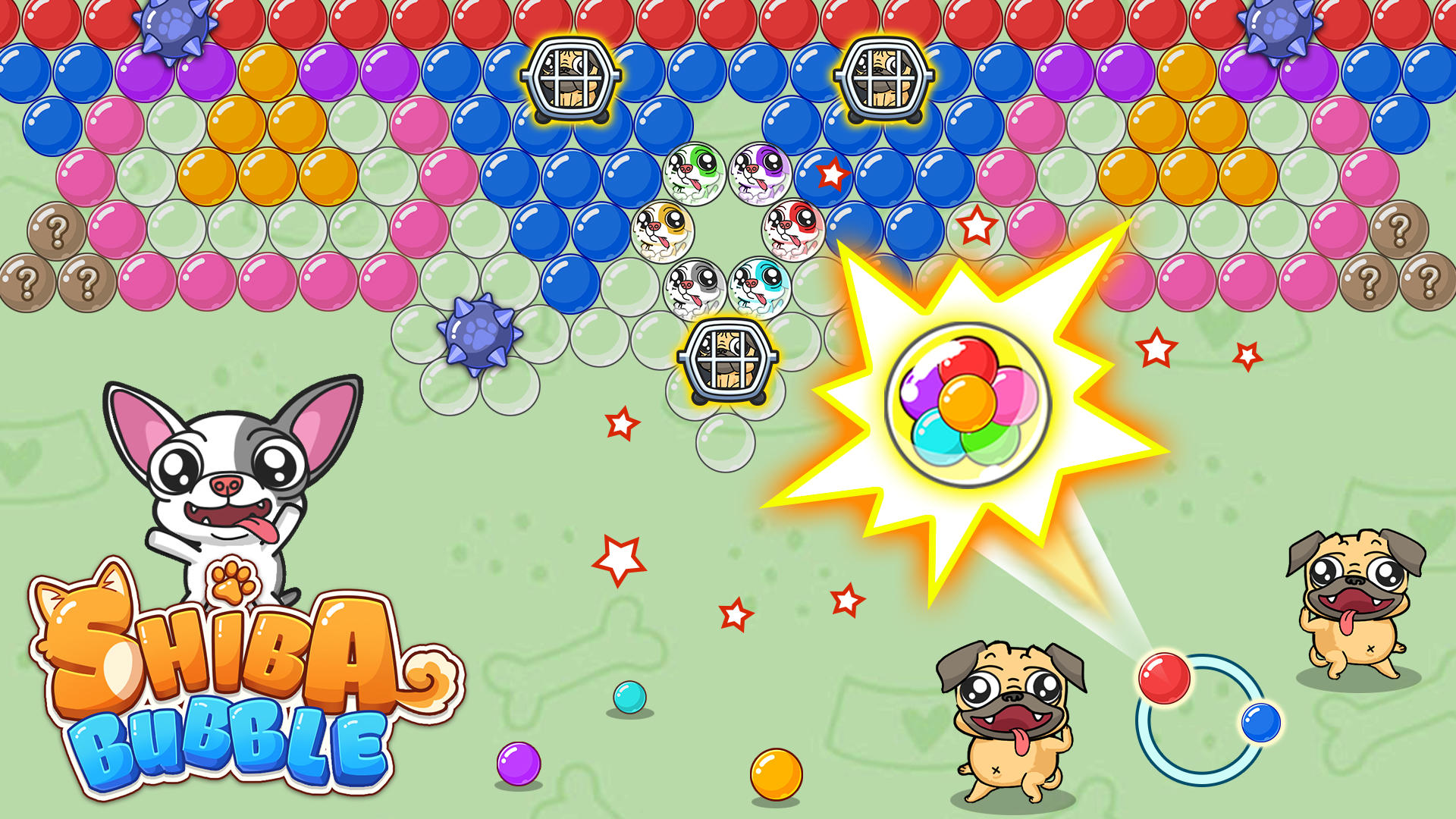 Bubble Shooter - Doge Meme Game Screenshot