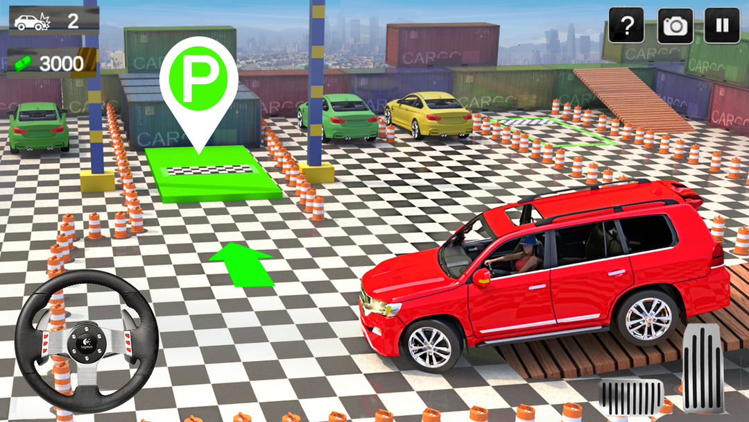 現代 停車處： 新 普拉多 停車處 遊戲遊戲截圖