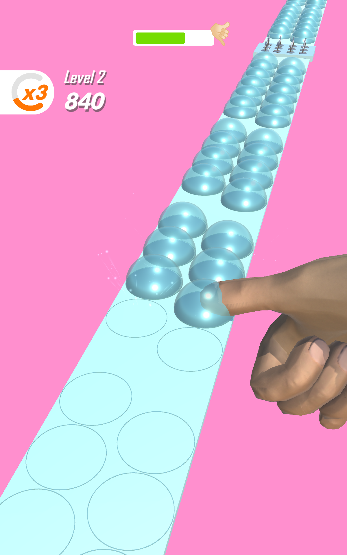 Screenshot of Bubble Wrap!