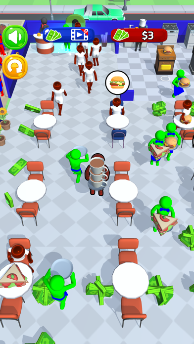 Pizza Burger Frenzy Game Screenshot