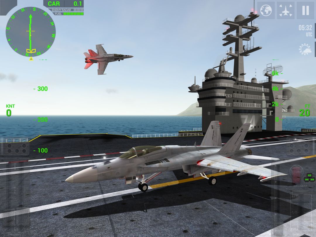 Screenshot of F18 Carrier Landing Lite