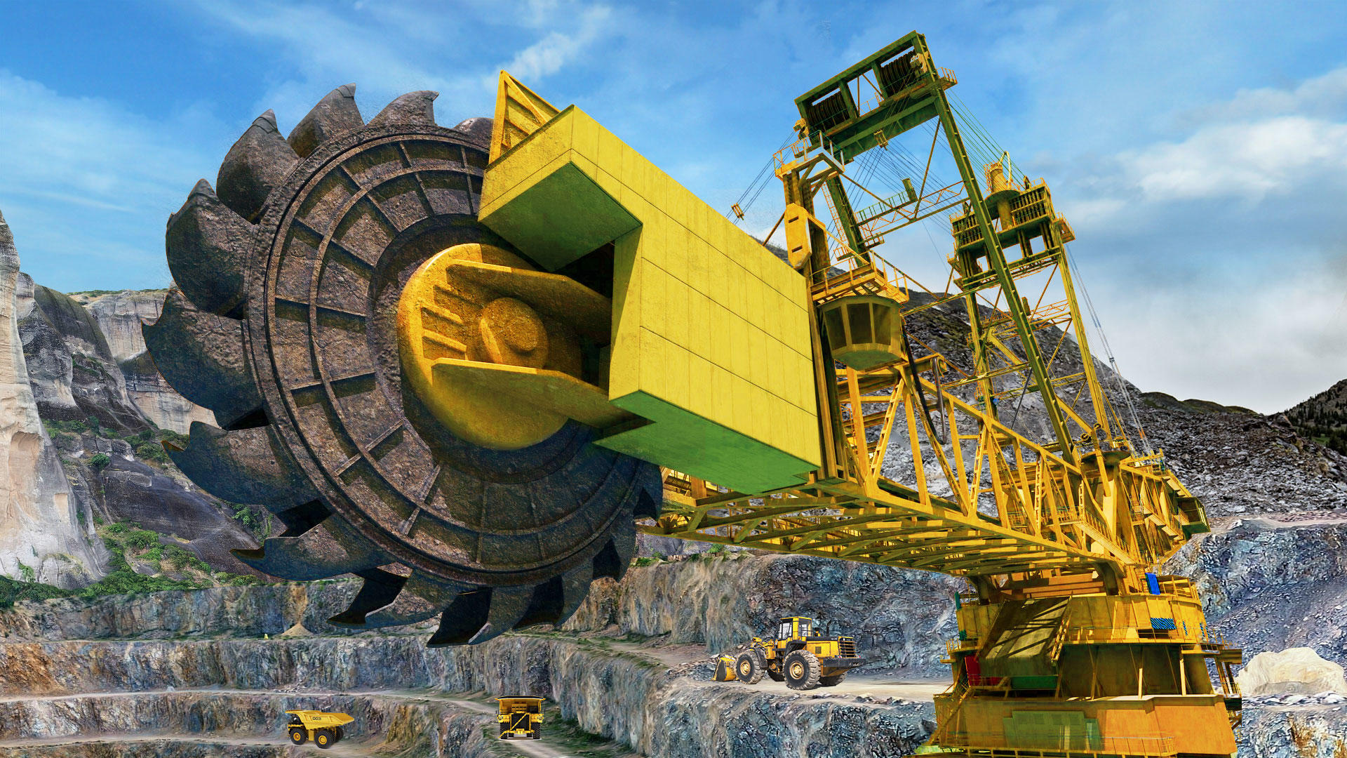 Heavy Machine Mining Simulator Game Screenshot