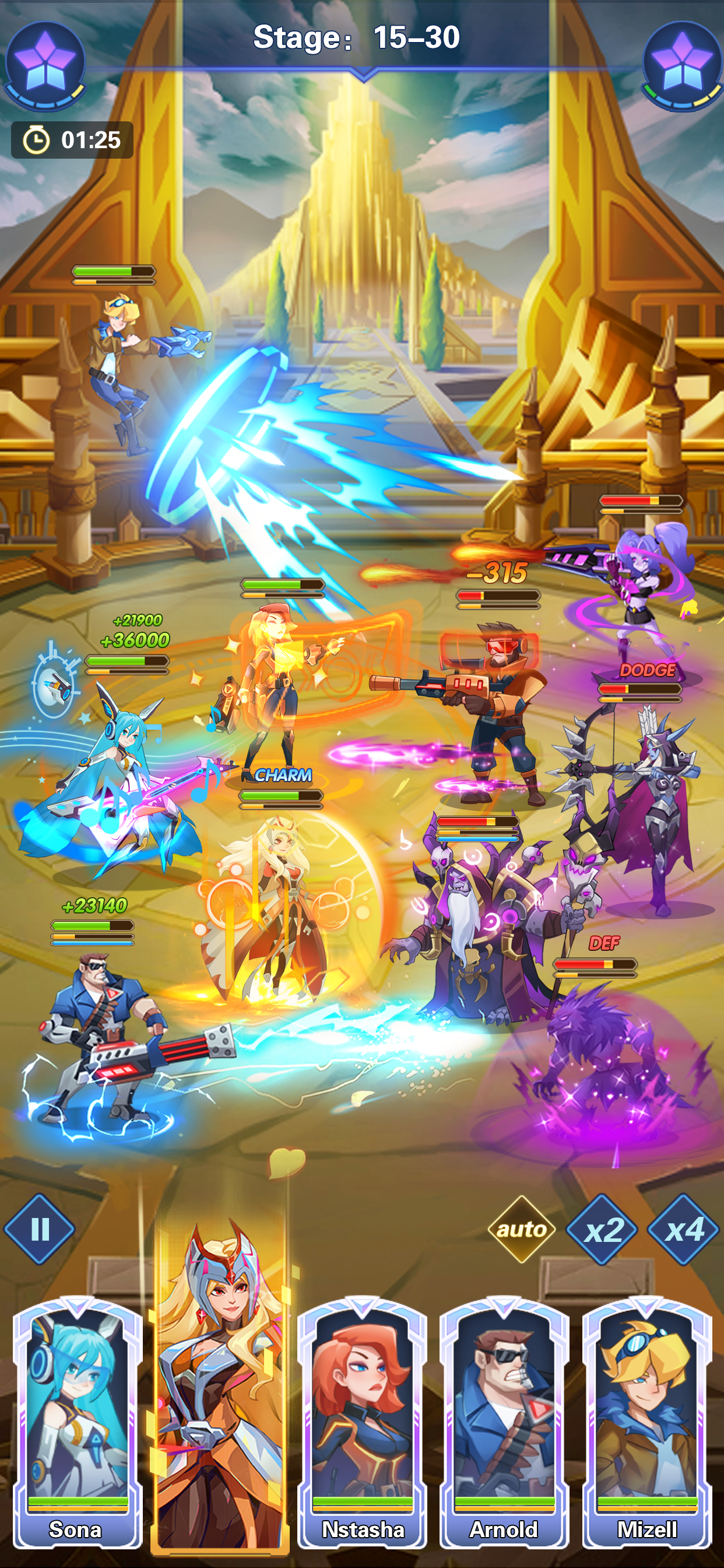 Screenshot of Heroes Bang: Idle RPG Arena