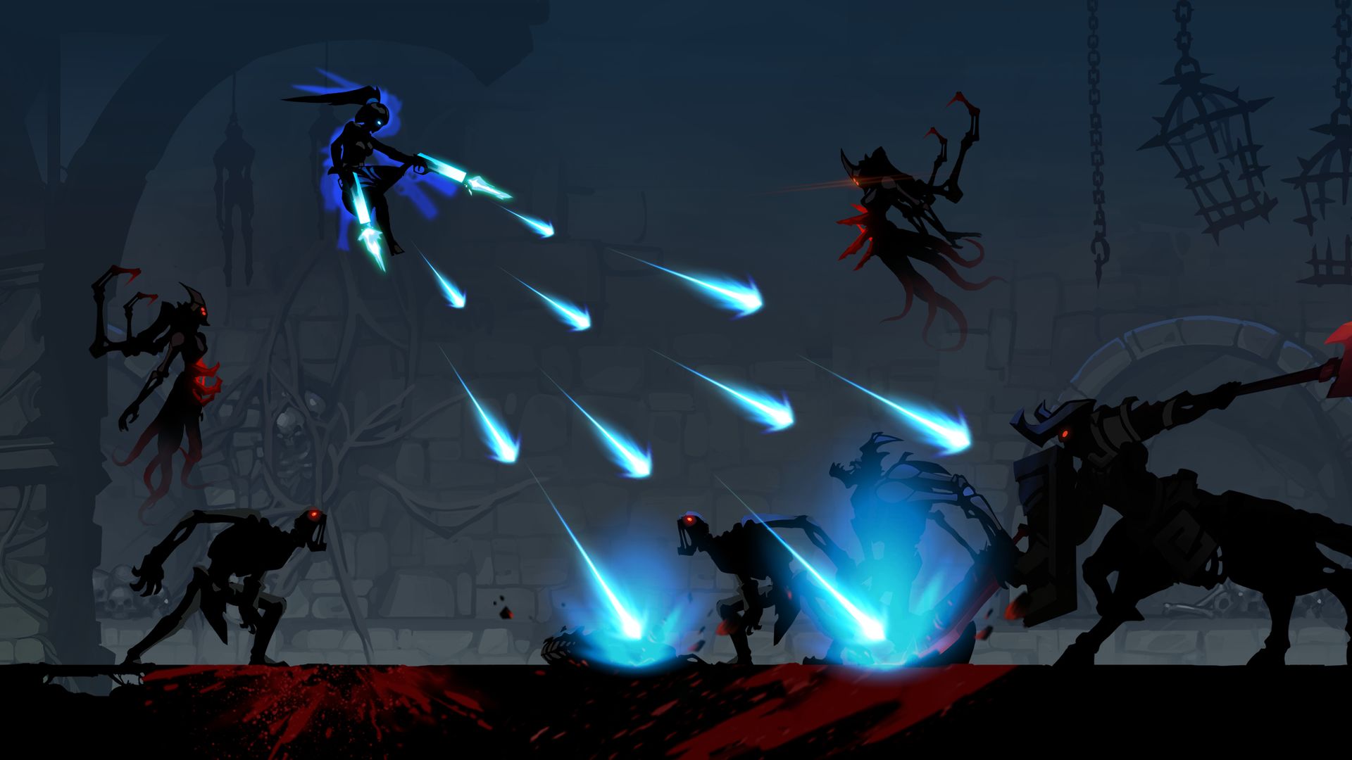Screenshot of Shadow Knight Premium: Stickman & Fighting Game