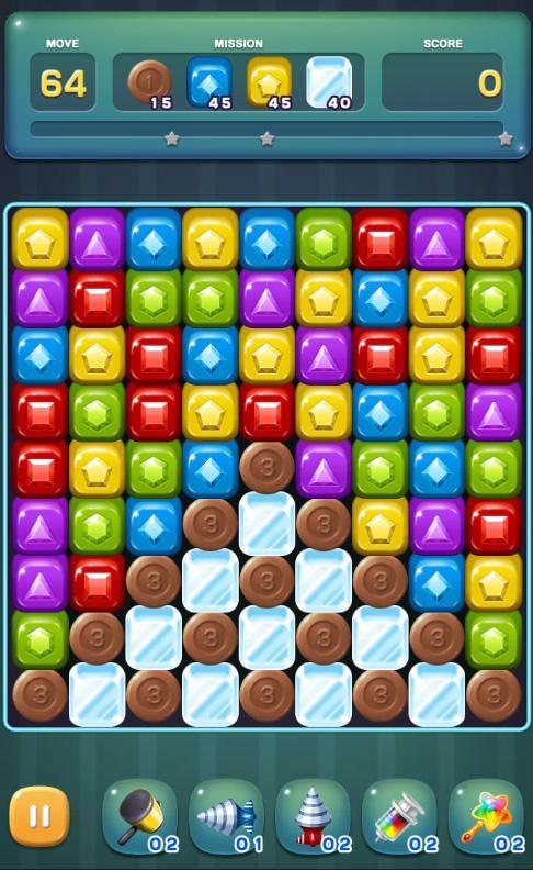 쥬얼리 블라스트 킹 게임 스크린샷