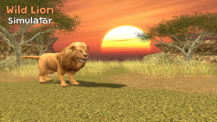 Wild Lion Pro Simulator 3D 게임 스크린 샷