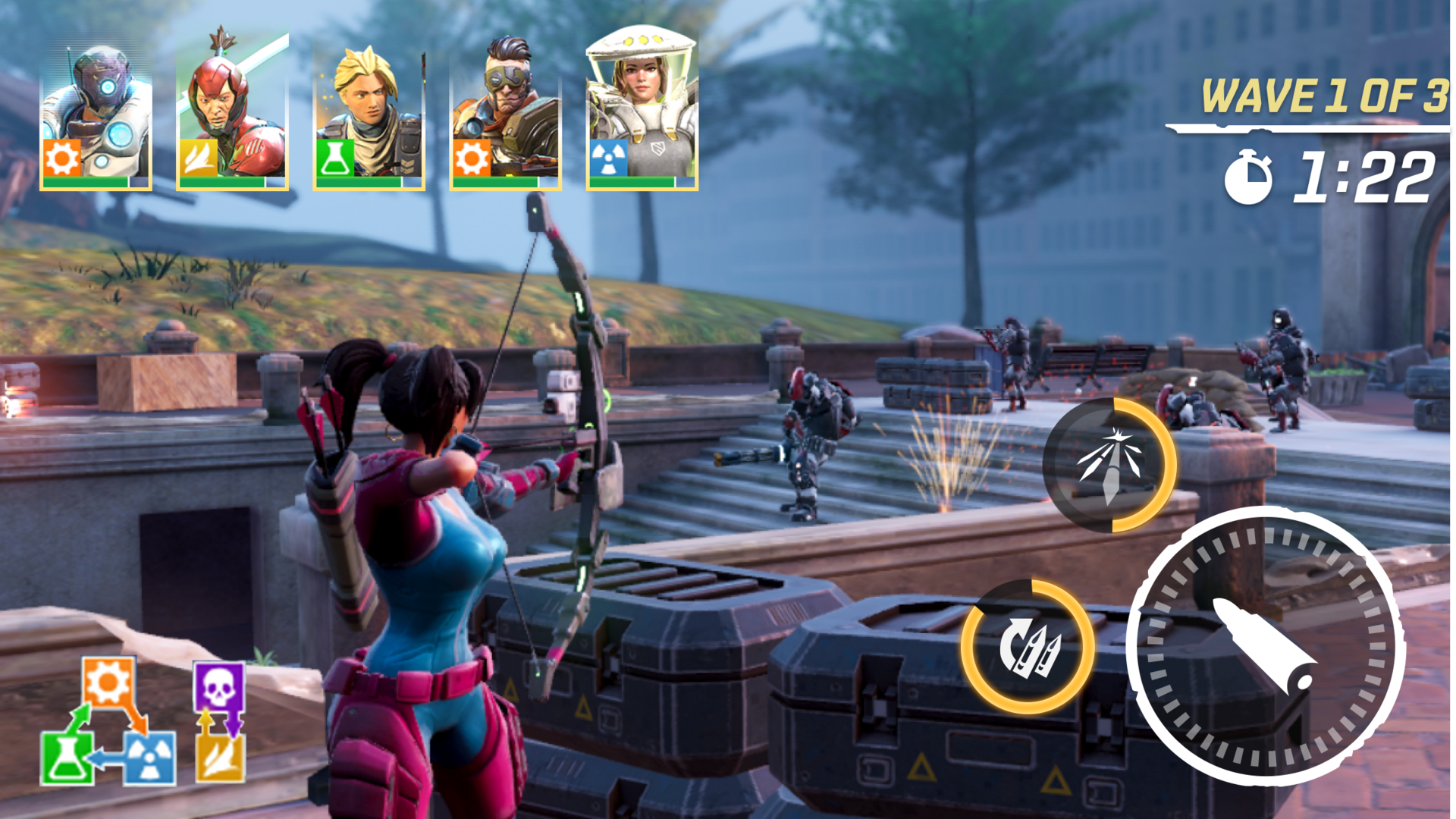 Screenshot of Hero Hunters - 3D Shooter wars