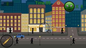 Zombie Stickman Sniper Game Screenshot