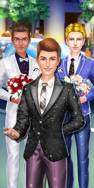 Cuplikan Layar Game High School PROM Night Salon