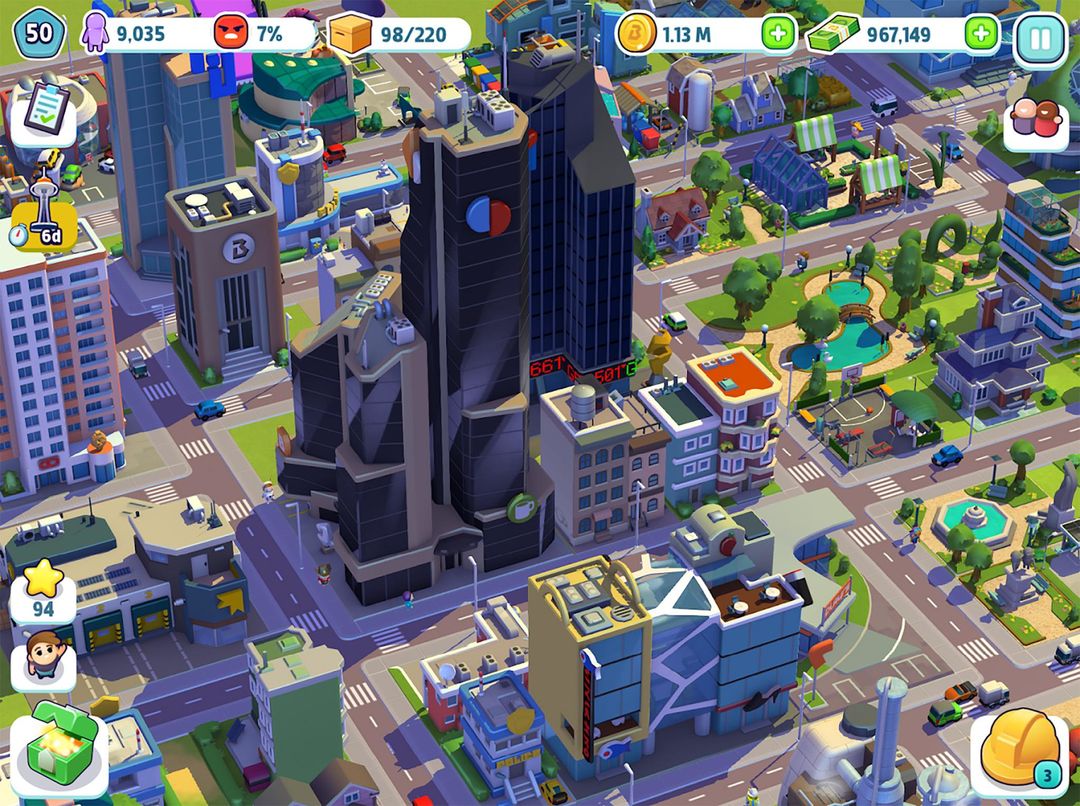 城市狂熱：城鎮建設遊戲遊戲截圖