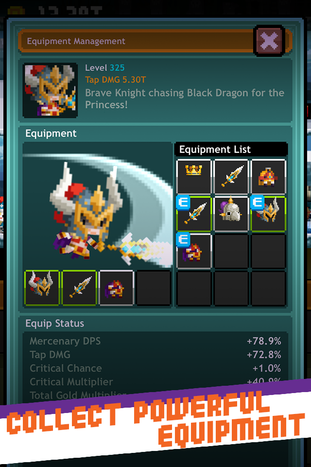 Скриншот игры Tap! Tap! Faraway Kingdom