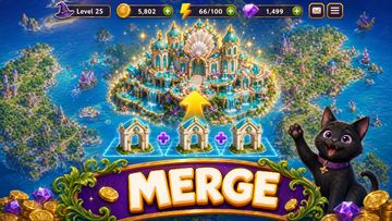 Merge Witches: Magic Puzzle Game Screenshot