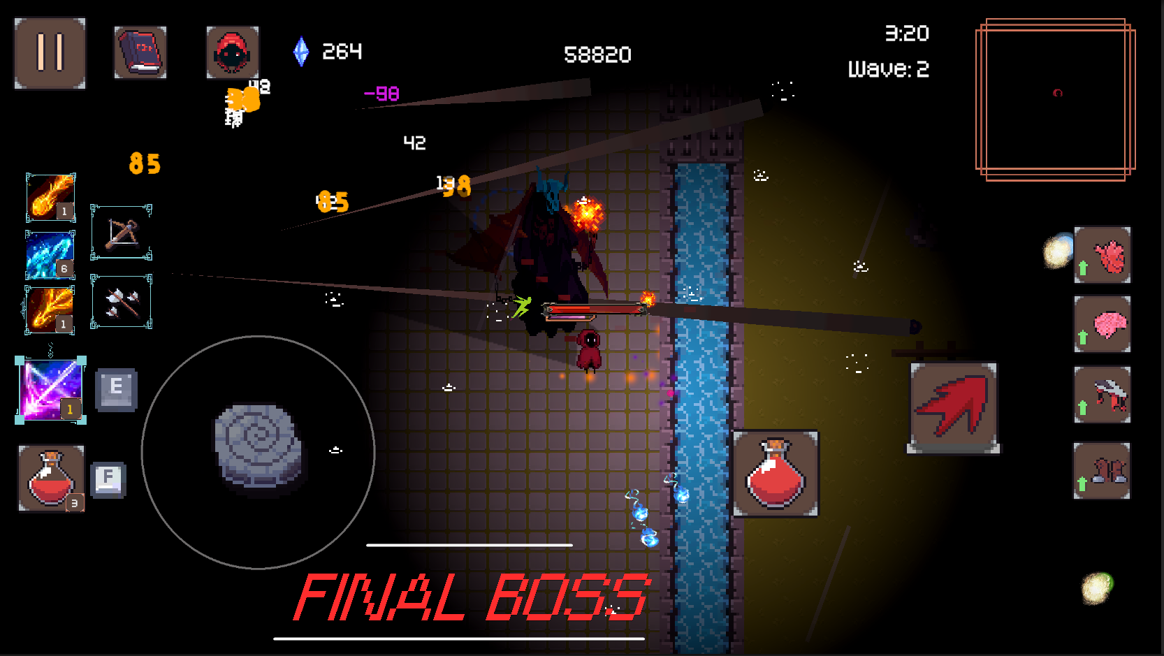 Buried Survivor Roguelike Game Screenshot