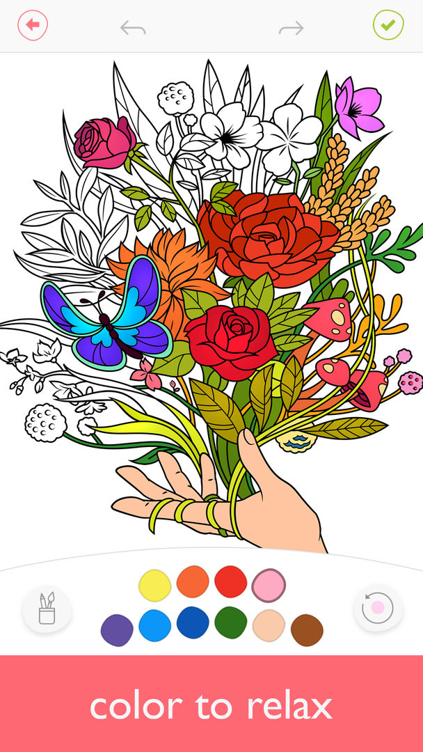 Screenshot of Colorfy: Coloring Book Games