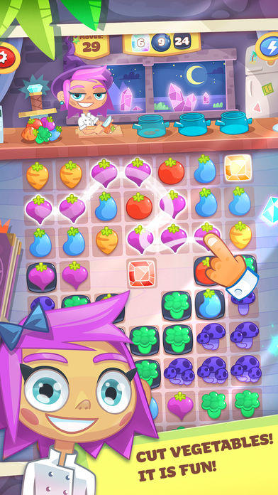 Screenshot 1 of Little Chef: Match-3-Puzzle-Spiel 