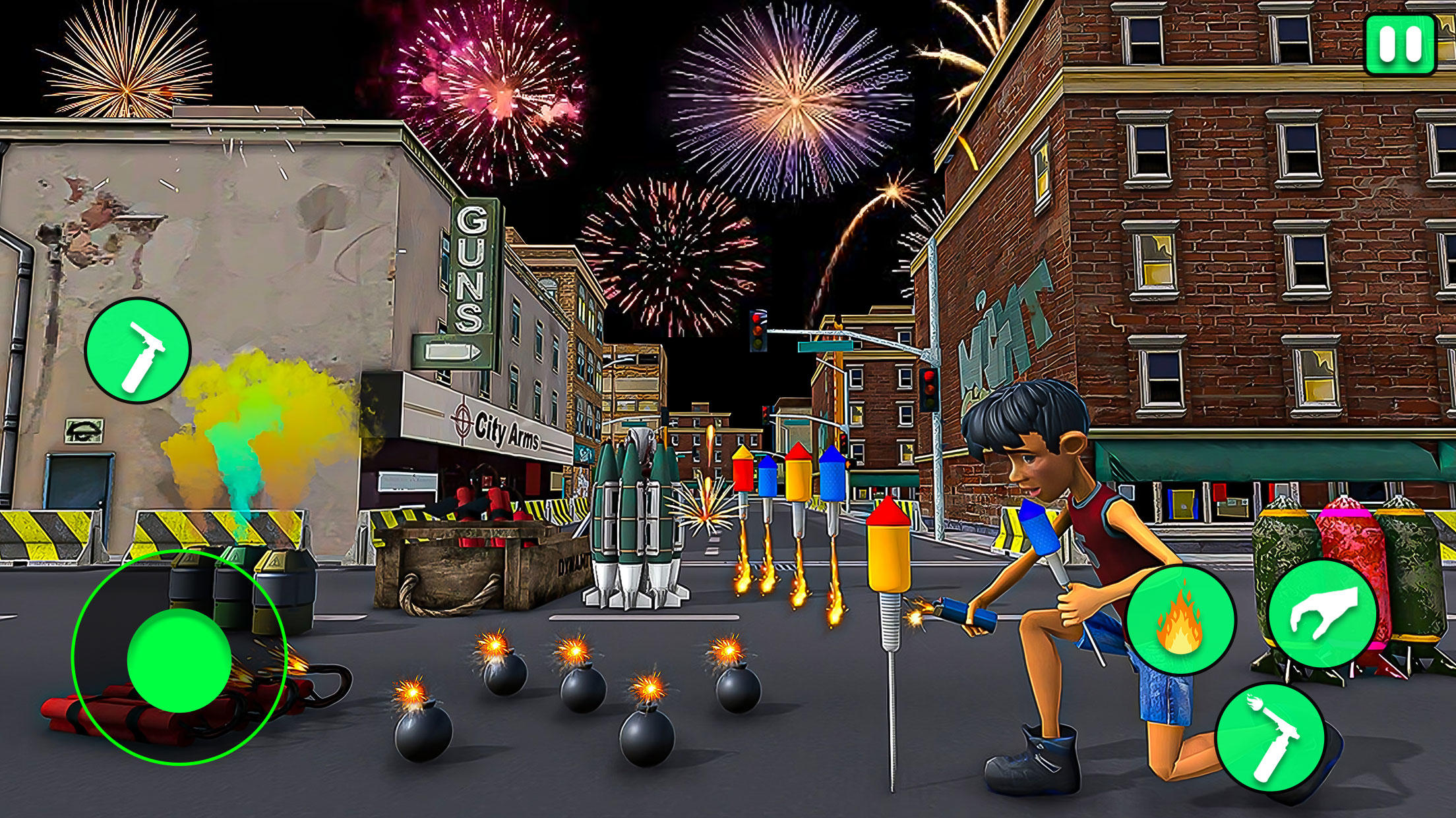 Screenshot of Fireworks Play - DIY Simulator