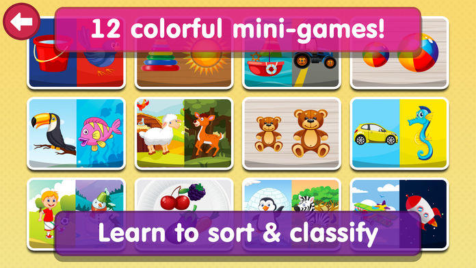 Smart Baby Sorter HD - Early Learning Shapes and Colors / Matching and Educational Games for Preschool Kidsのキャプチャ