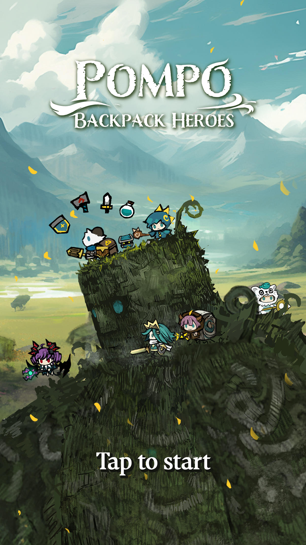 Captura de Tela do Jogo Pompo: Backpack Heroes