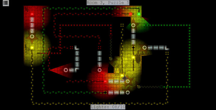 Tesla's Puzzles of Lights Game Screenshot
