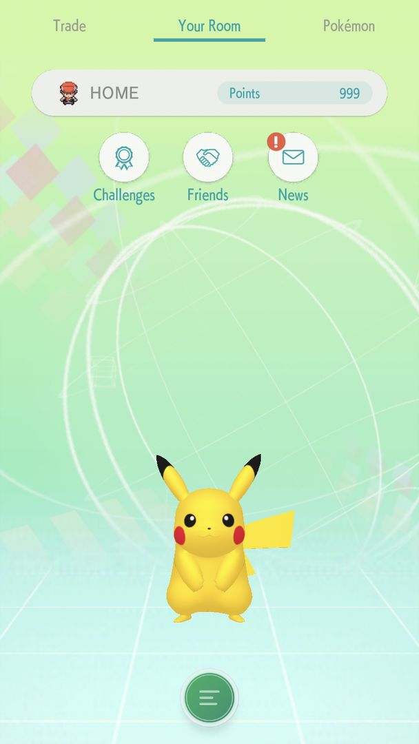 Screenshot of Pokémon HOME
