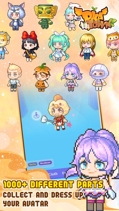 PicaTown - Virtual World Game Screenshot