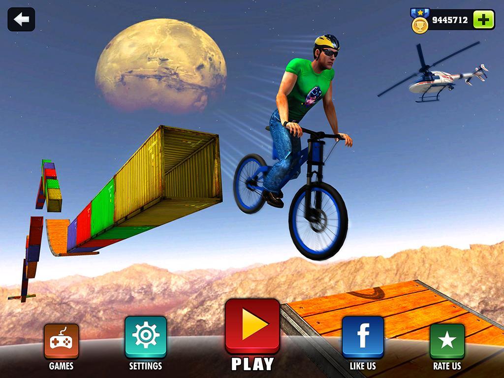 불가능한 BMX 자전거 스턴트 게임 스크린 샷