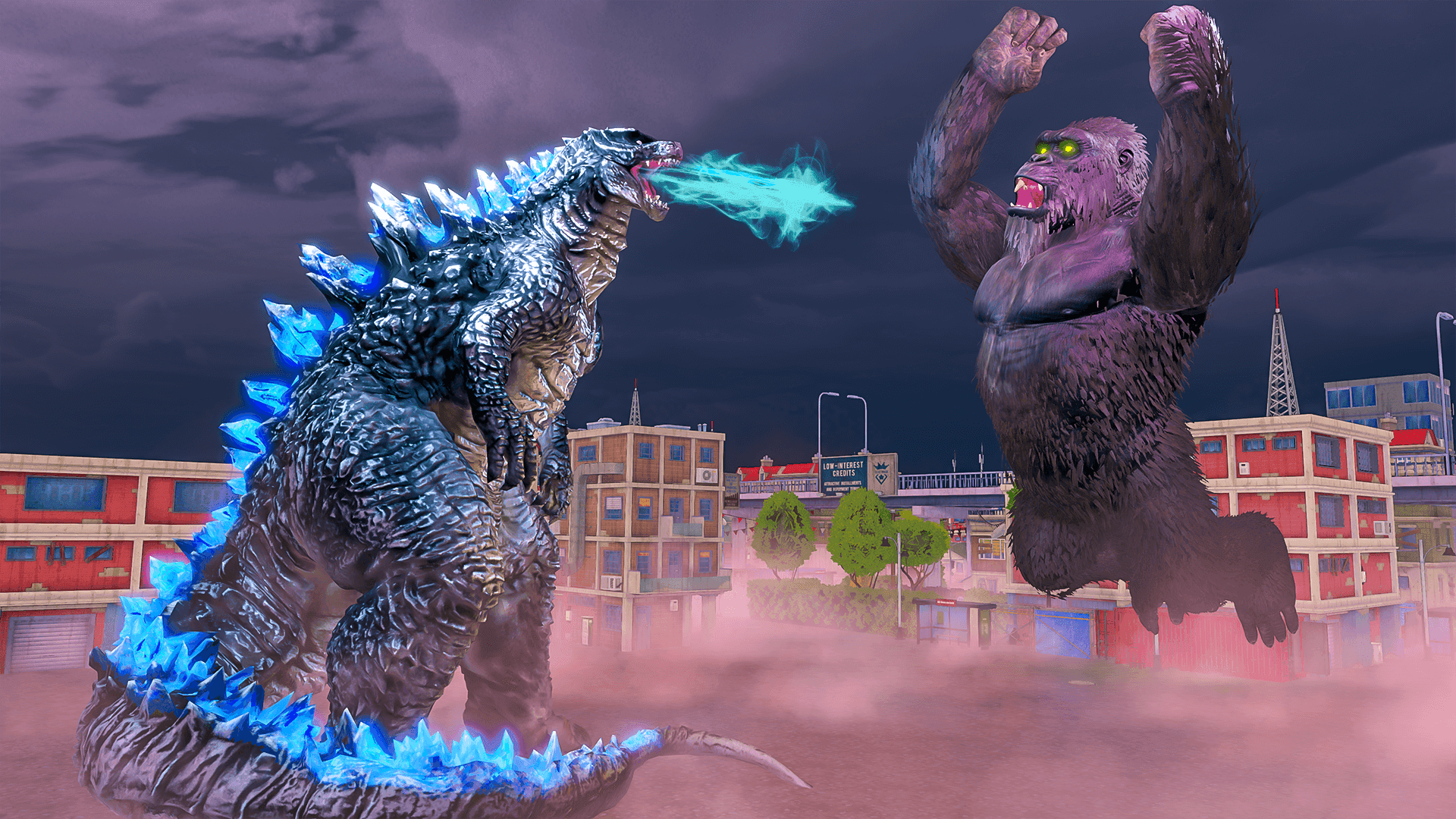 Kaiju Godzilla City Defense Game Screenshot