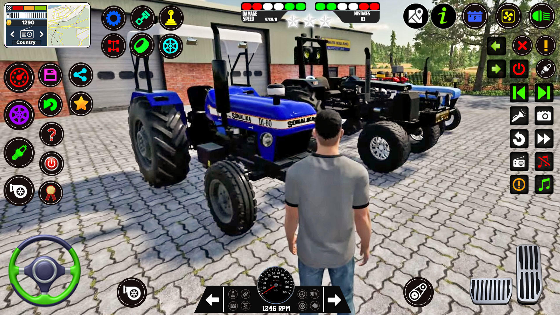 Cuplikan Layar Game US Tractor Games 3d