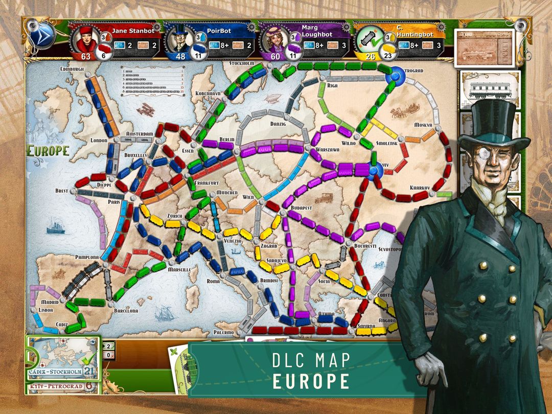 Ticket to Ride Classic Edition screenshot game