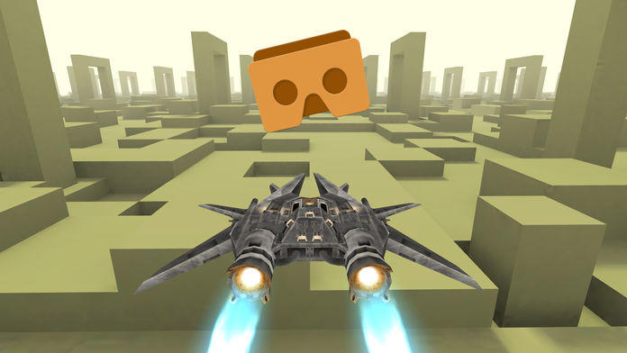 Screenshot 1 of VR Star Racer 3D für Google Cardboard 