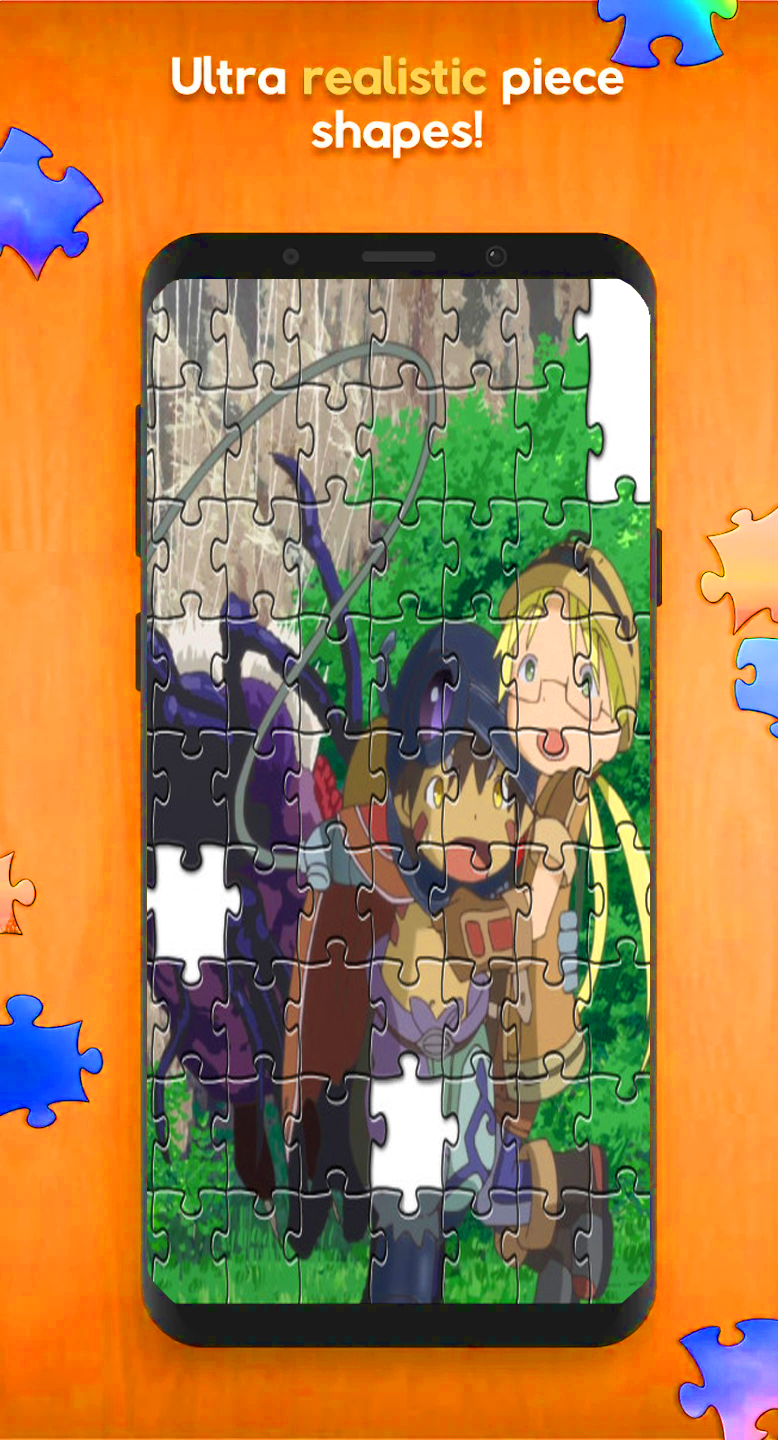 Made in Abyss Anime Puzzle Game Screenshot