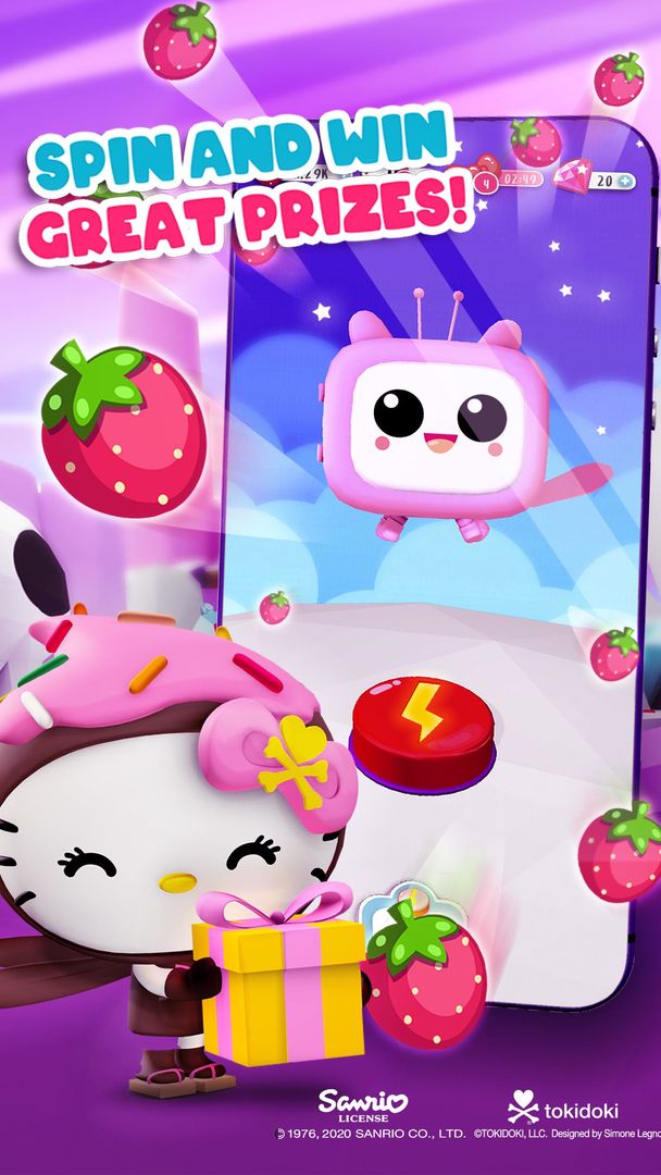 Globematcher feat. tokidoki x Hello Kitty screenshot game