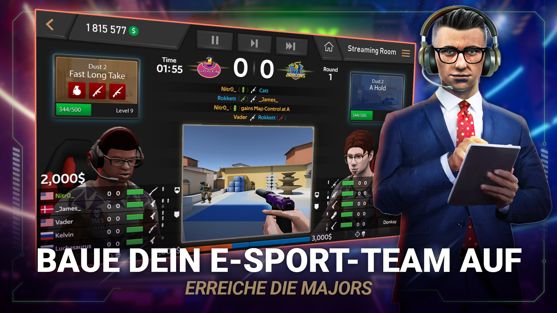 Screenshot 1 of FIVE - Esport Manager-Spiel 1.0.30