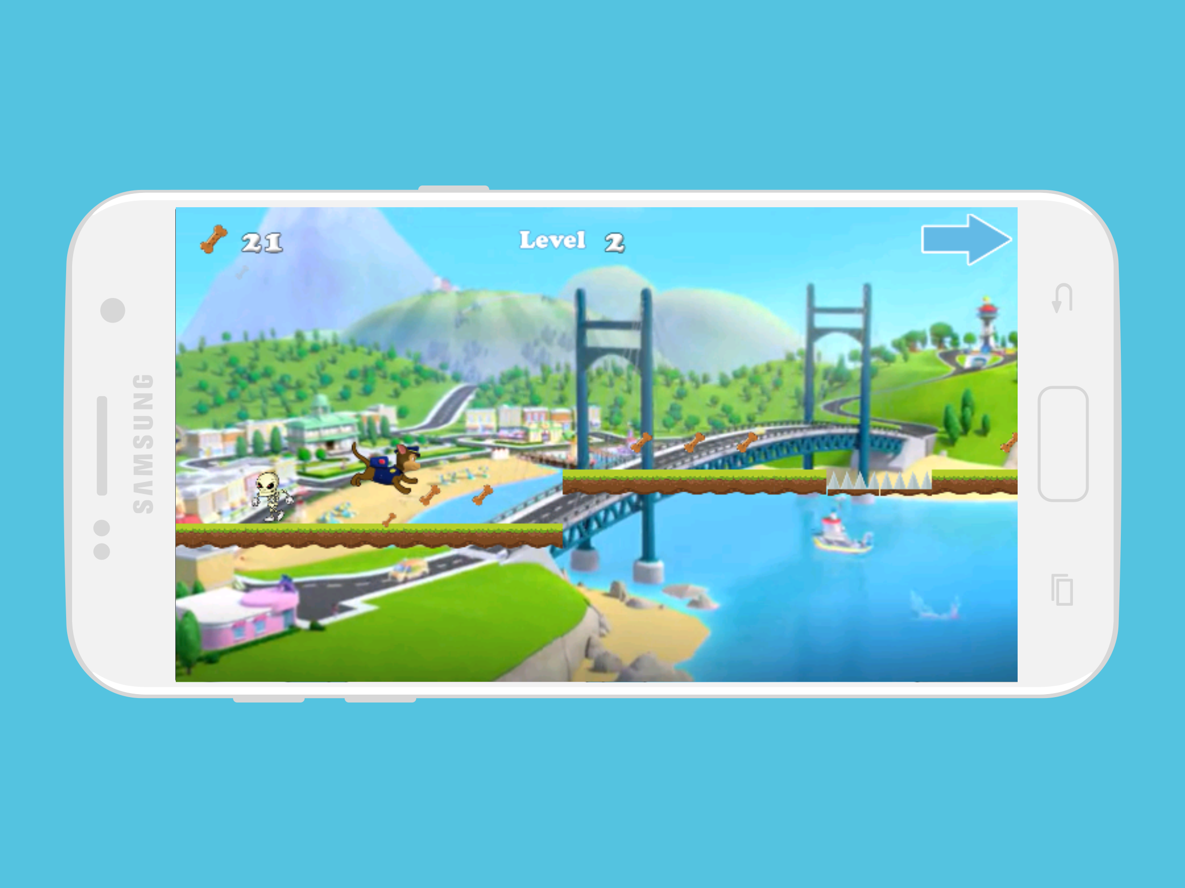 Captura de Tela do Jogo Pow Puppy Adventure: Patrol Mission