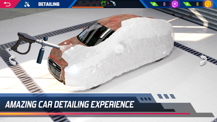 Cuplikan Layar Game Car Detailing Simulator 2023