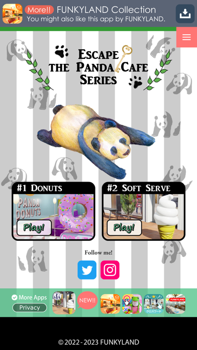 Escape the Panda Cafe Series 게임 스크린샷