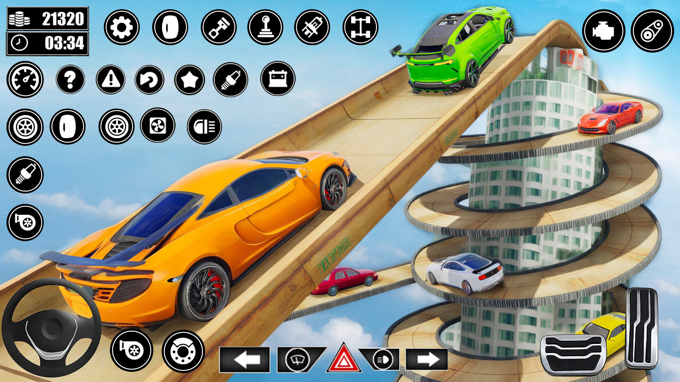 カー スタント マスター 3D ゲームのスクリーンショット