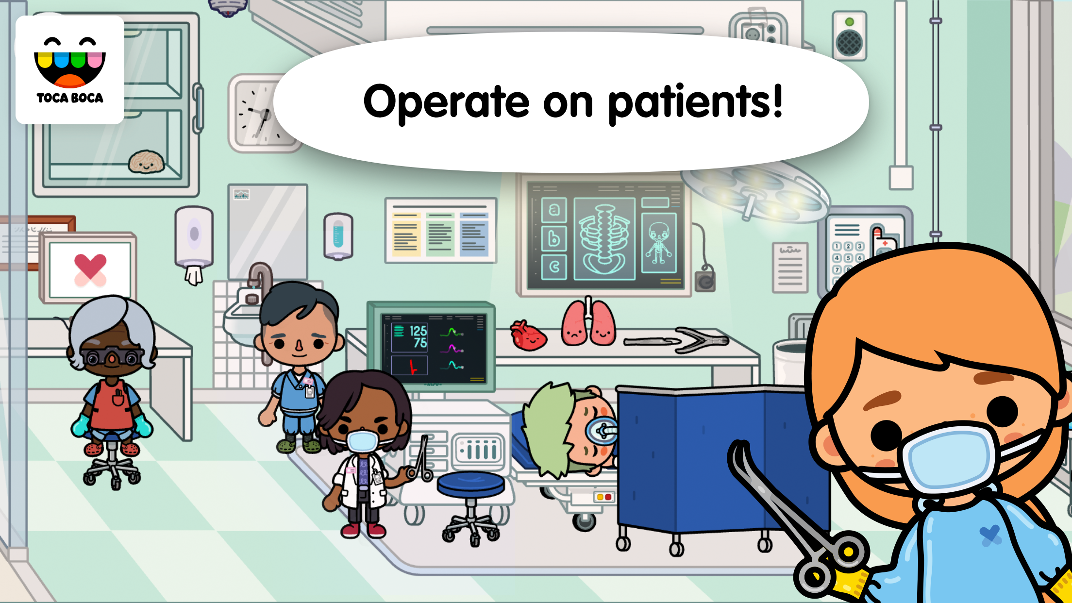 Screenshot 1 of Toca Life: ဆေးရုံ 