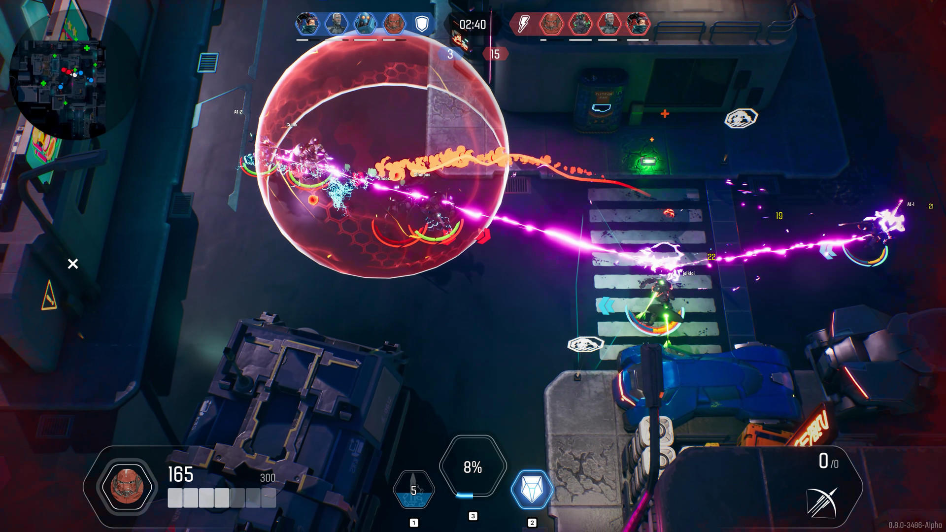 Screenshot of The Machines Arena