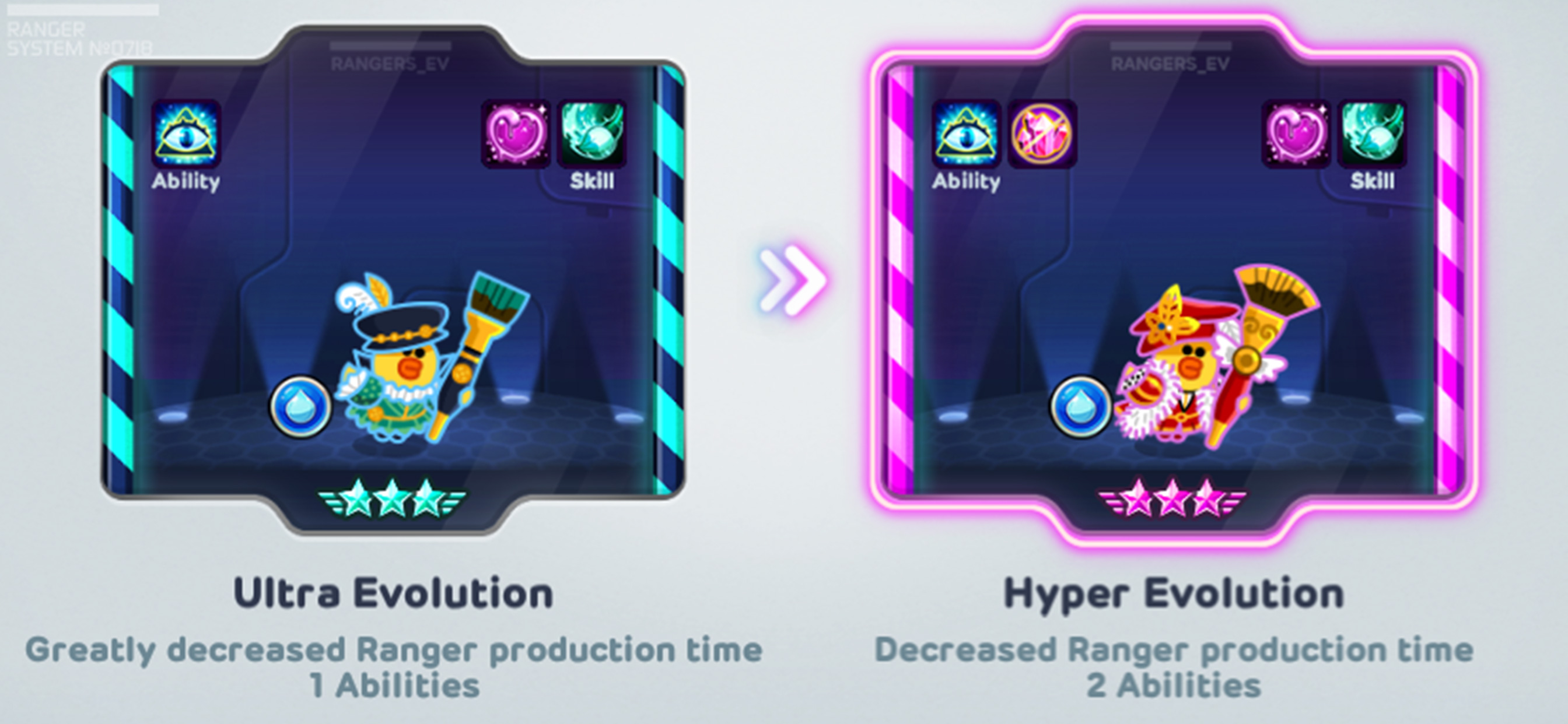 Captura de Tela do Jogo LINE Rangers: Brown-Cony Wars!