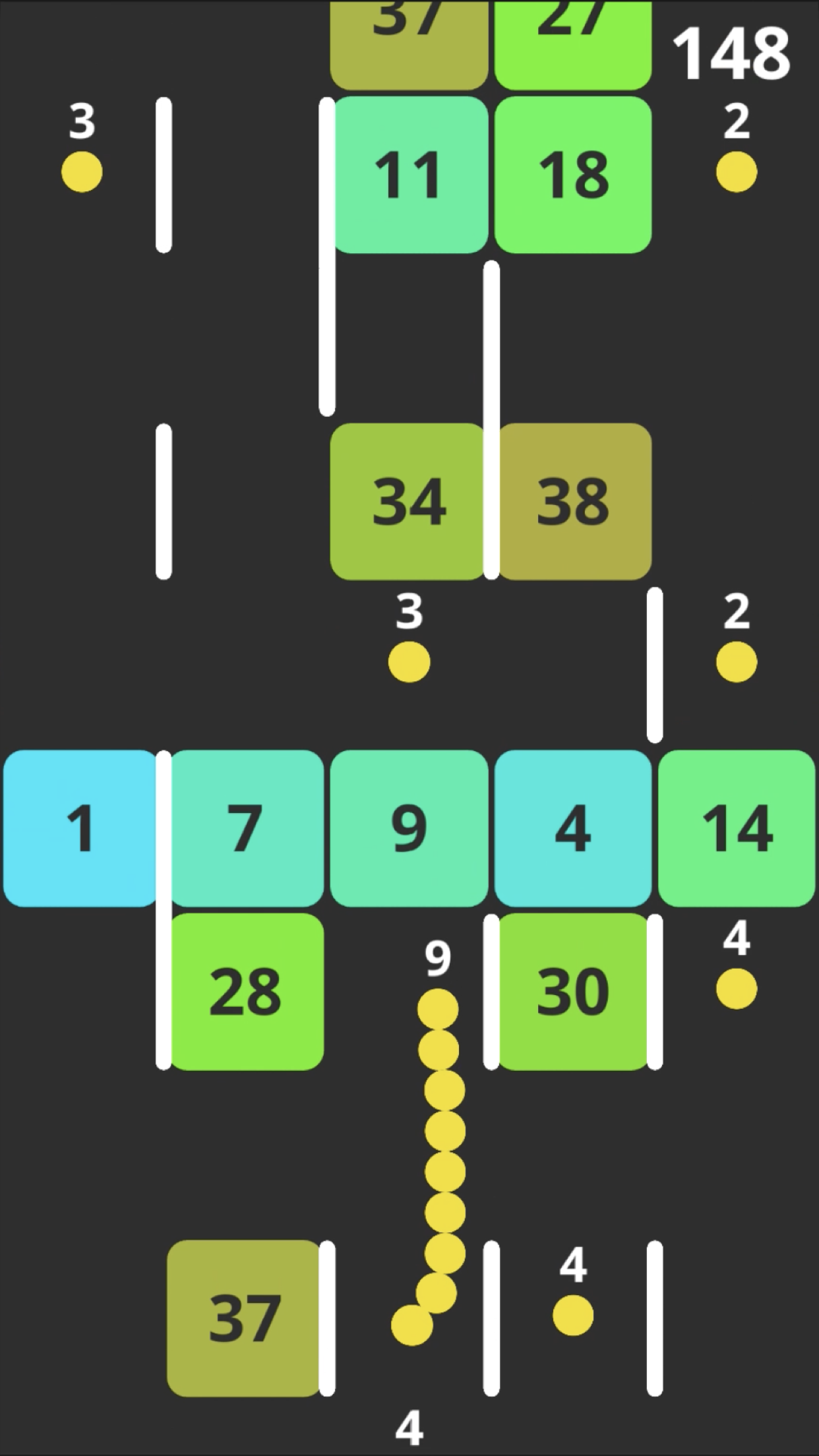 Balls VS Bricks Game Screenshot