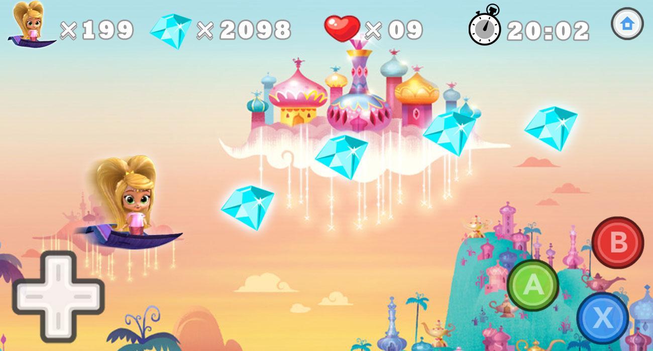 👸Shimmer Princess Flying Game Screenshot