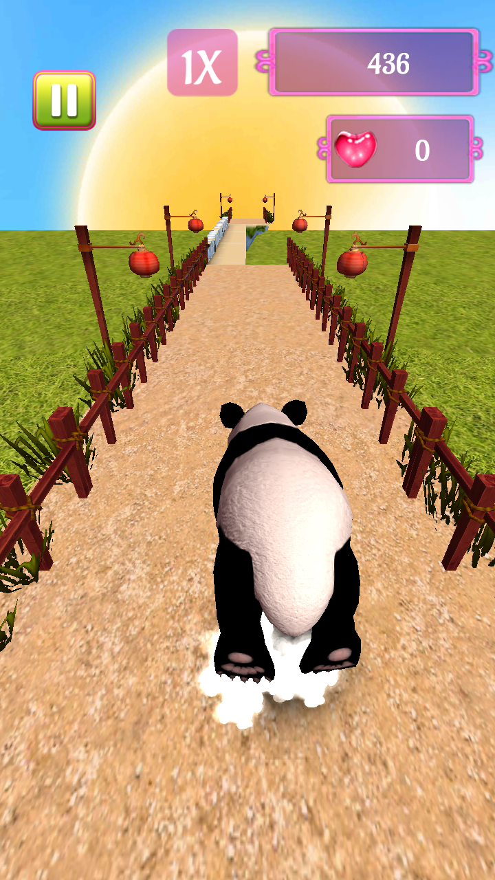 My Little Baby Panda Runner ゲームのスクリーンショット