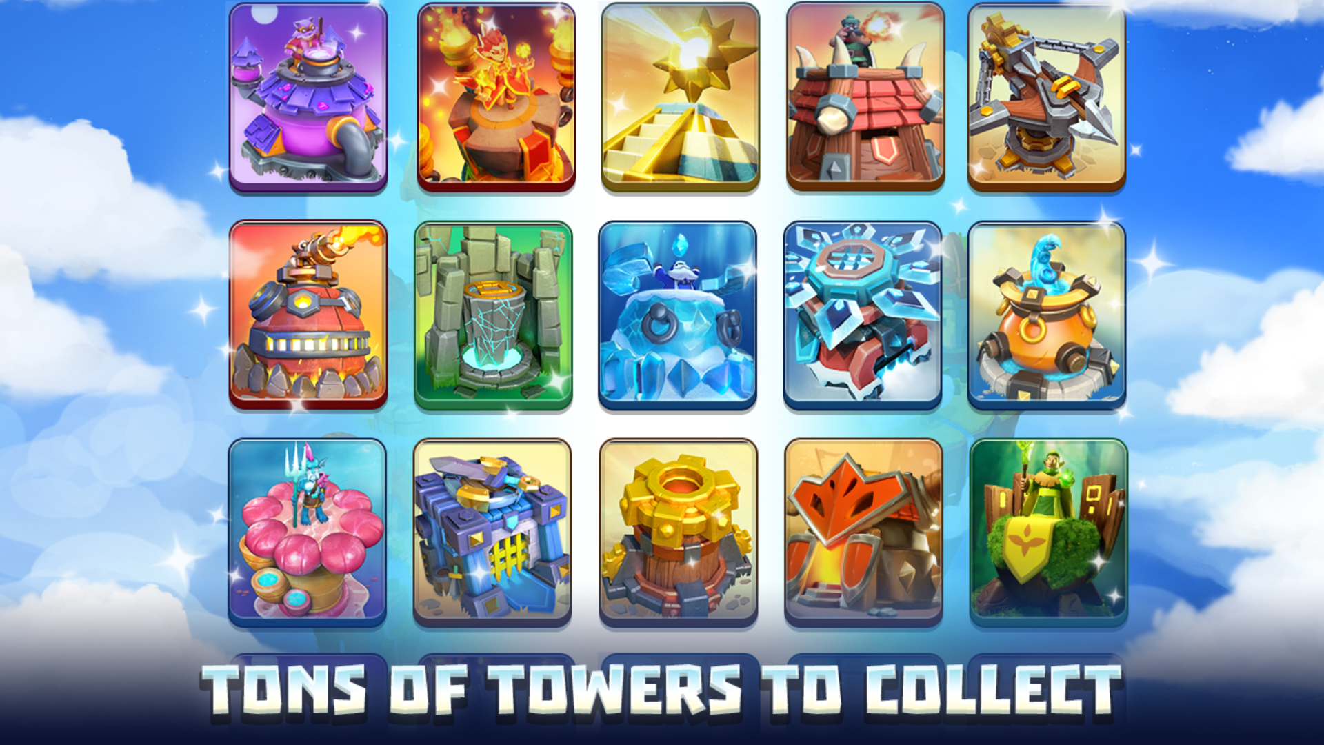 Screenshot of Wild Sky: Tower Defense TD