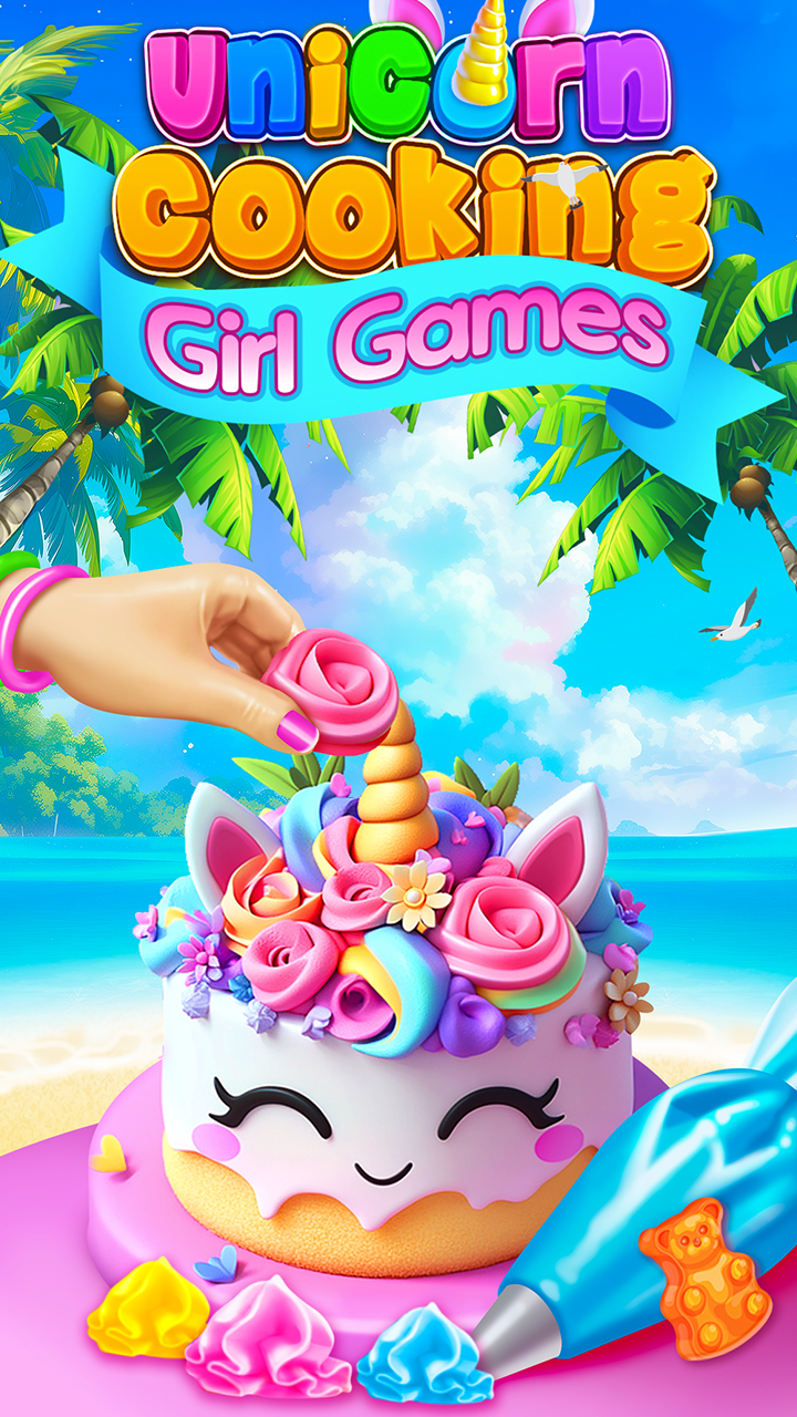 Unicorn Food Cooking Games Game Screenshot