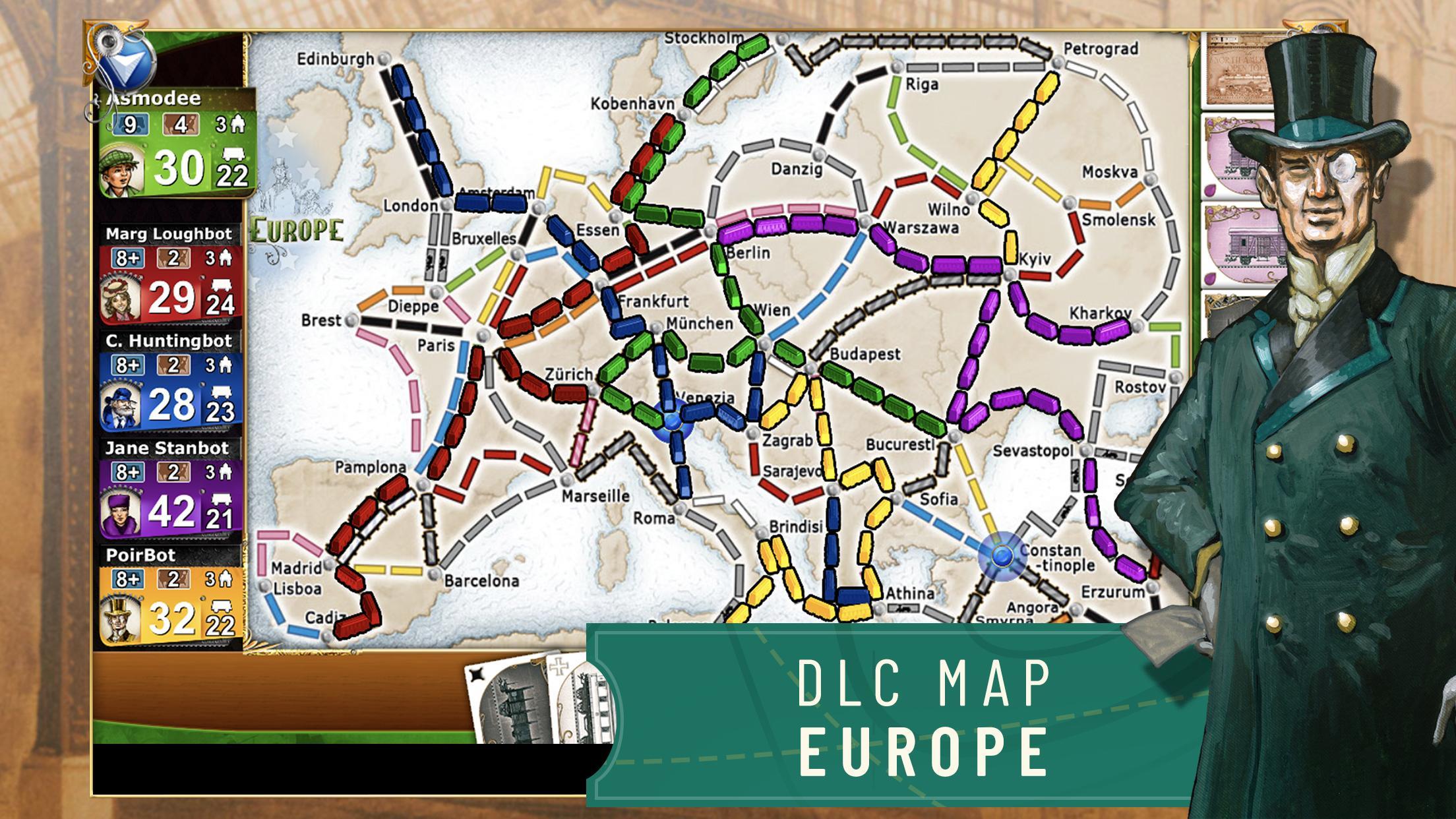 Ticket to Ride Classic Edition Game Screenshot